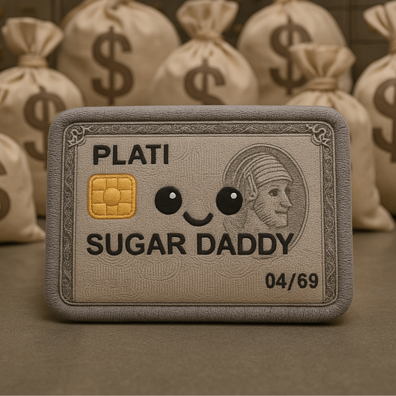 PLATI - La peluche Carte Bancaire XXL