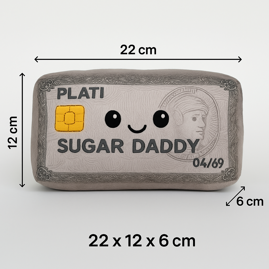 PLATI - La peluche Carte Bancaire XXL